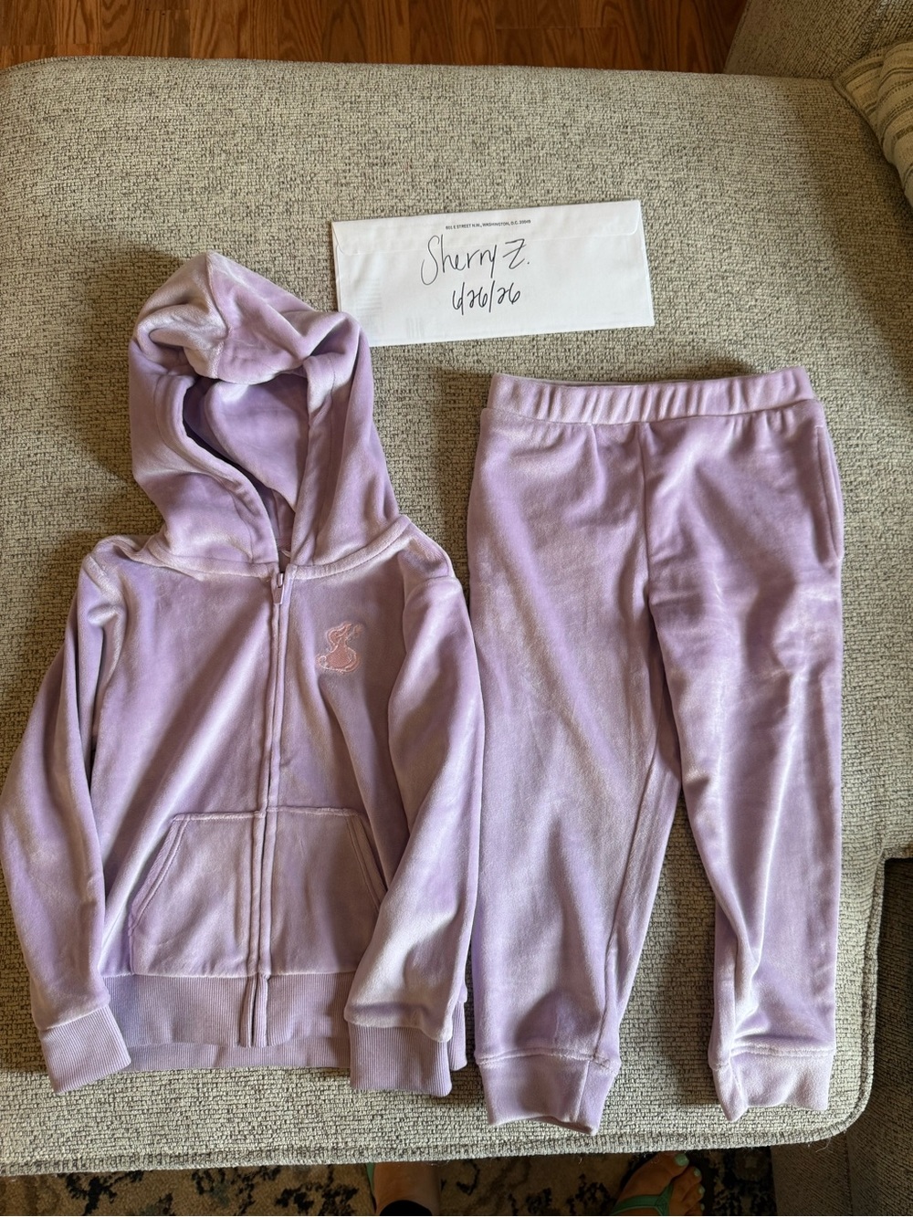 Posh Peanut Rapunzel Velour Set 3/4